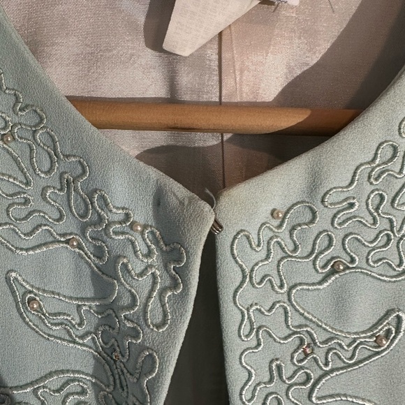 Karen Miller New York 2 Piece Baby Blue Suit Size 17/18 (needs to be cleaned) - Picture 4 of 16